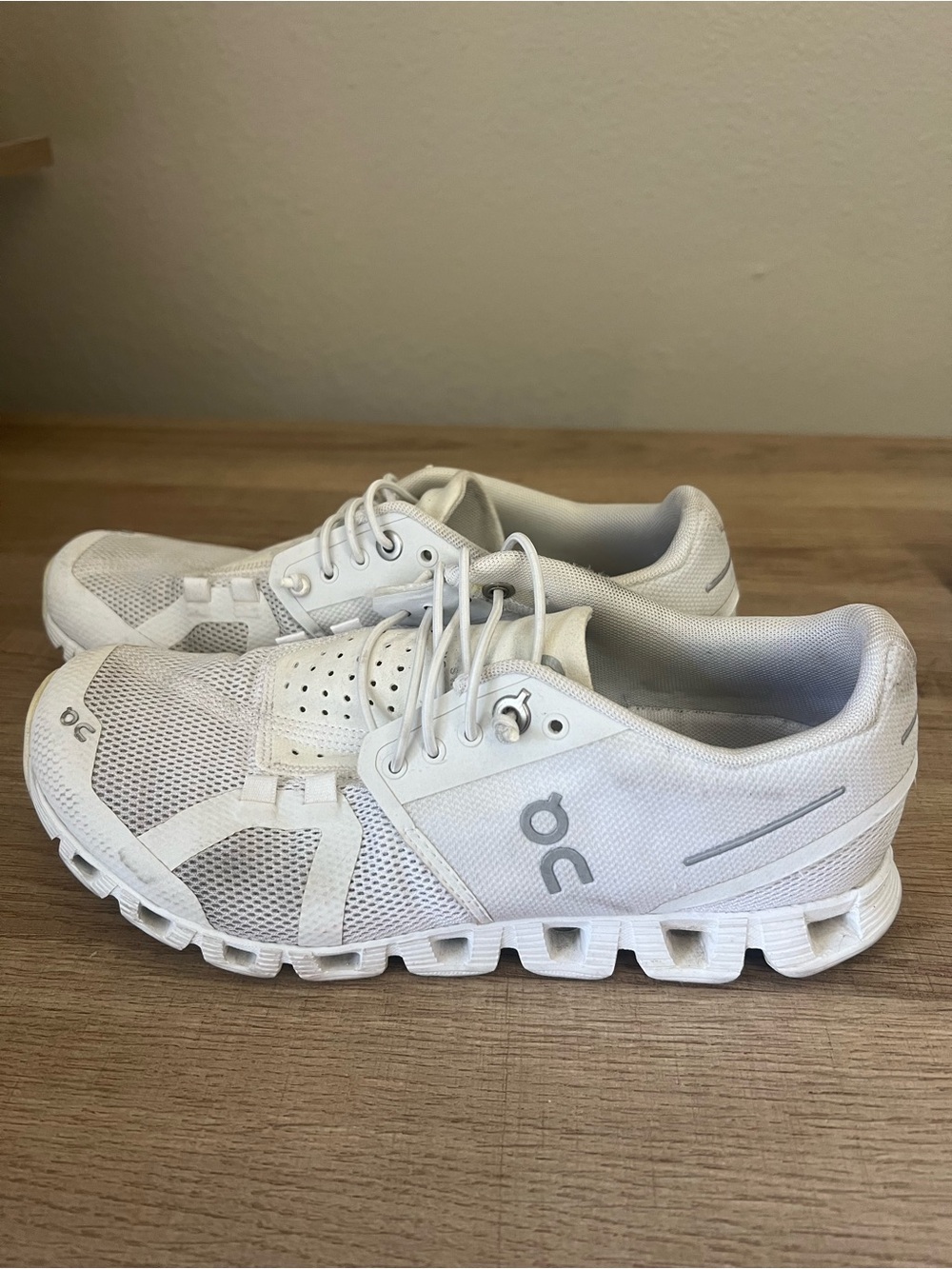 On Running White Athletic Shoes